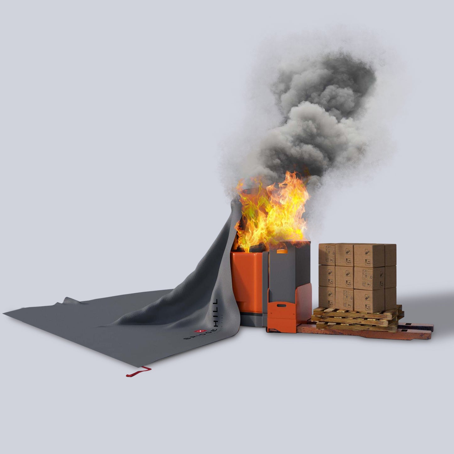 Bridgehill brannteppe til Truck og lift (5x5 / 7x7)