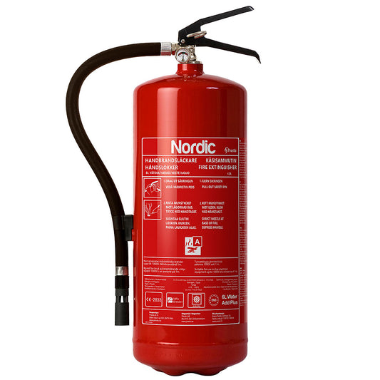 Brannslukker – Nordic/Presto 6 liter 43A 183B skum 