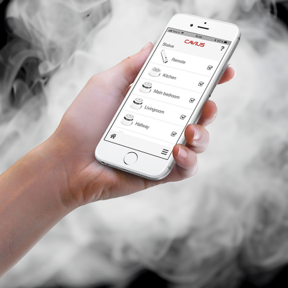 Cavius ​​online alarm – HUB for varsling til gratis App