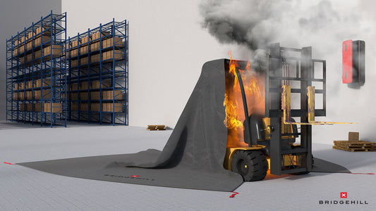 Bridgehill brannteppe til Truck og lift (5x5 / 7x7)